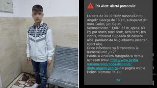 Băiat de 13 ani din Galați, găsit în Gara de Nord după un mesaj RO-ALERT trimis în mai multe județe și București