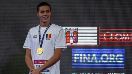 David Popovici, medalie de aur în finala de 100 m liber