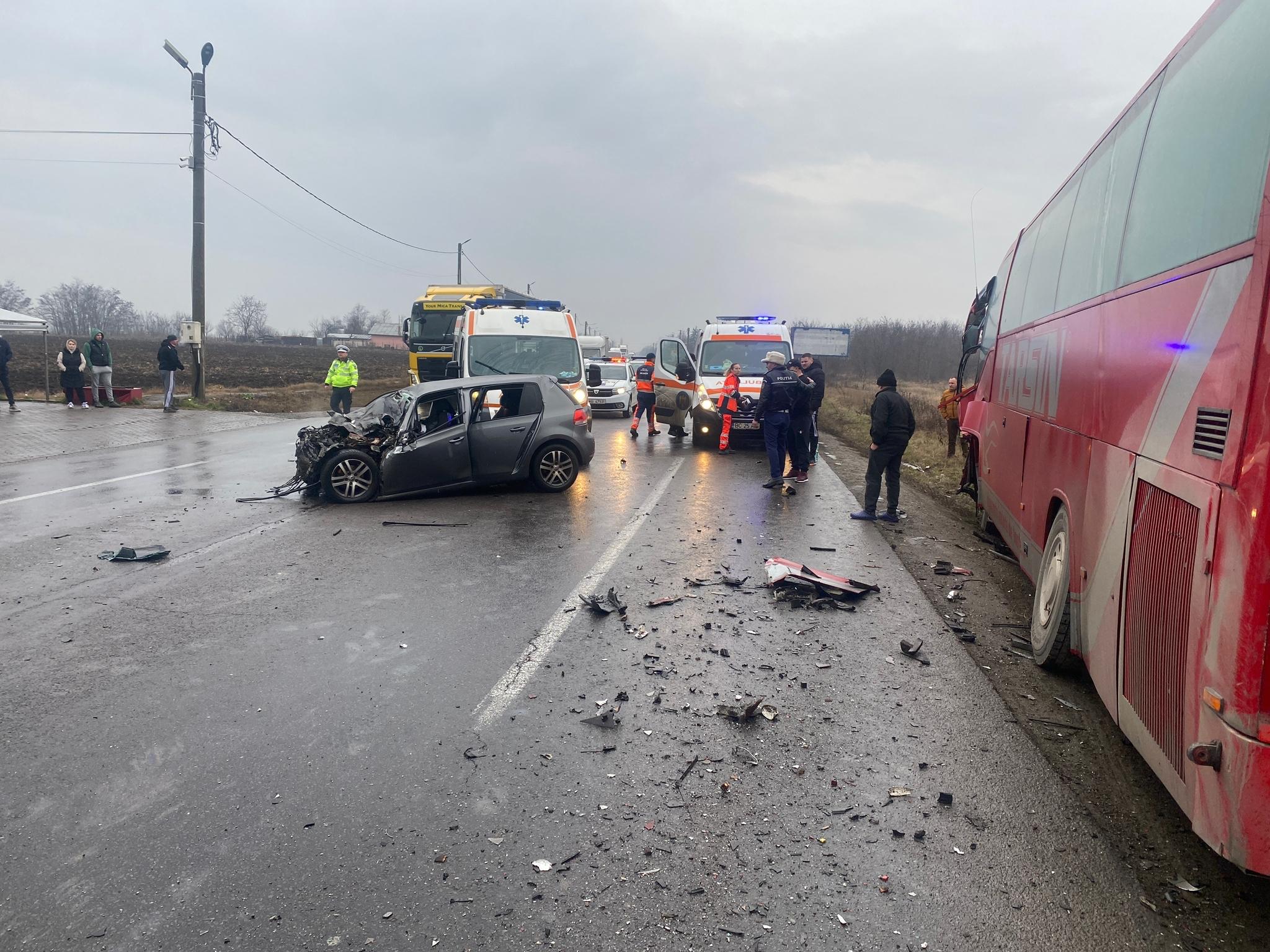 accident grav pe E85 la Movilița