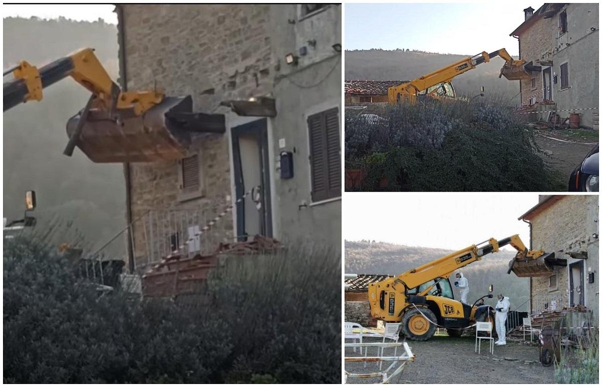 Imagini de la faţa locului