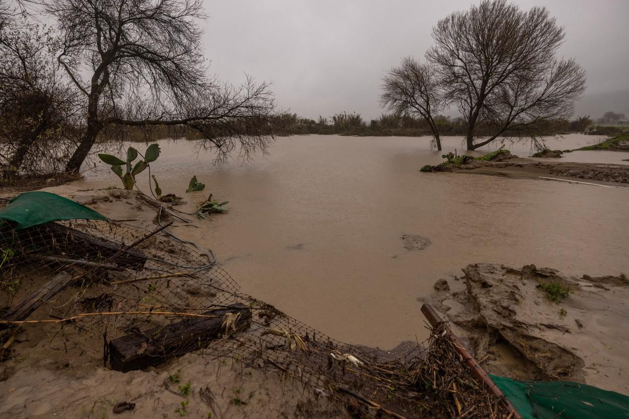 Imagini de la faţa locului