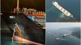 O navă cargo din Ucraina a eşuat în Strâmtoarea Bosfor. Traficul maritim a fost suspendat
