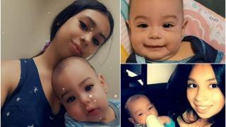 Primele imagini cu mama de 16 ani și bebelușul ei de doar 6 luni, executaţi în stil mafiot într-o casă din California, alături de alte 4 rude