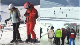 Pârtiile de schi din Sinaia sunt închise vineri. Telecabina şi telegondola, care urcă la cota 2000 în Bucegi, oprite din cauza vremii