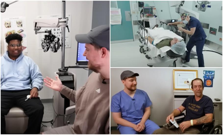 Gestul impresionant al unui YouTuber din SUA: A ajutat 1.000 de persoane nevăzătoare să-și recapete vederea Gestul impresionant al unui YouTuber din SUA: A ajutat 1.000 de persoane nevăzătoare să-și recapete vederea