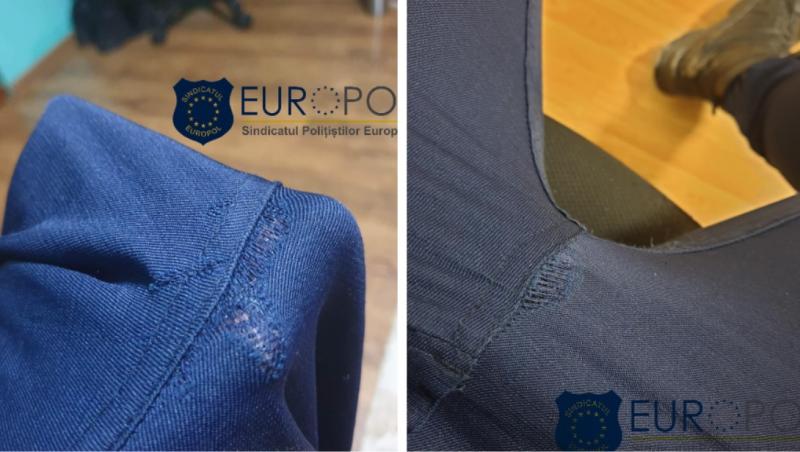 Poliţiştii, revoltaţi de noile uniforme. După nici o lună de folosire, acestea s-au rupt: "Inscripţiile cu 'Poliţia' s-au dezlipit"