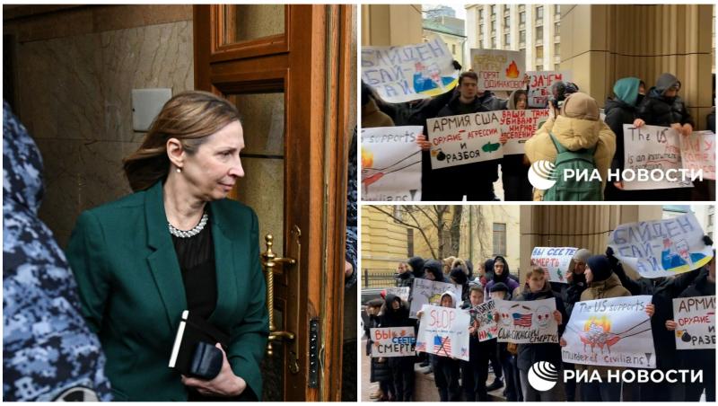 Noua ambasadoare a SUA primită cu huiduieli la Moscova: "Tancurile voastre ucid civili"