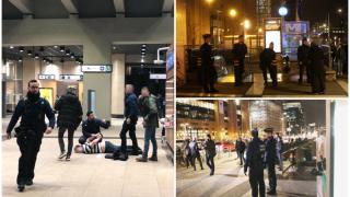 Atac cu cuțitul într-o stație de metrou din Bruxelles: trei persoane au fost rănite, agresorul a fost arestat