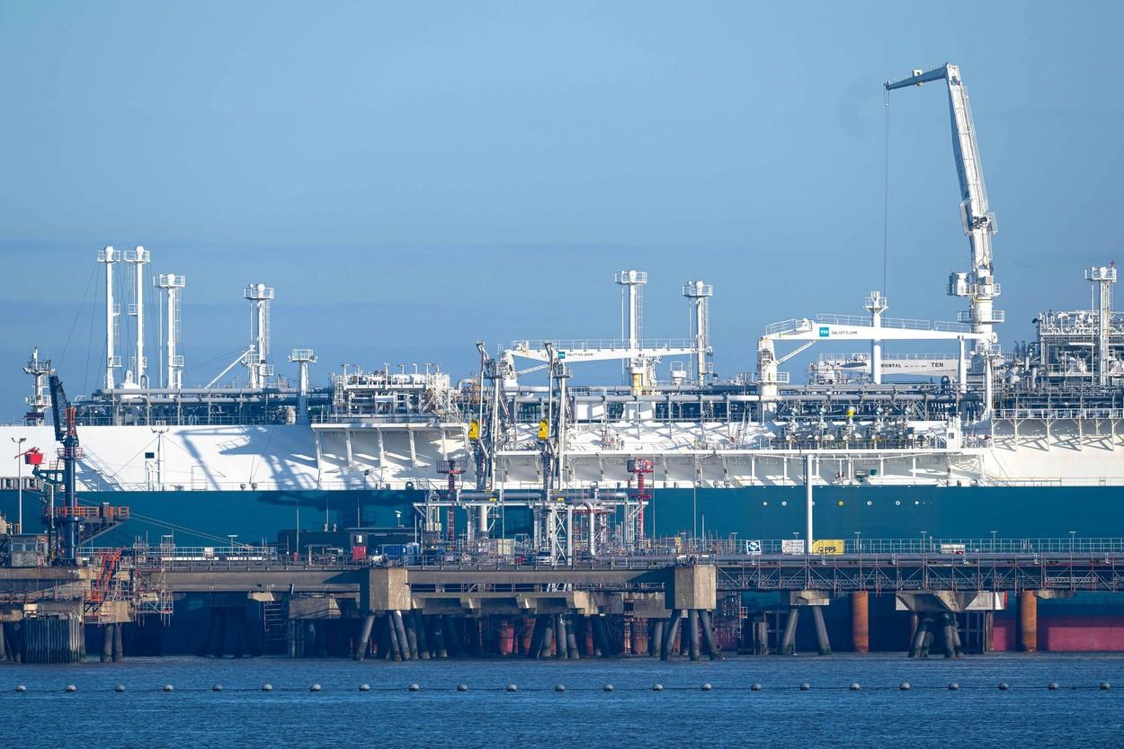 navă cu gaz natural lichefiat din SUA, în portul german Wilhelmshaven