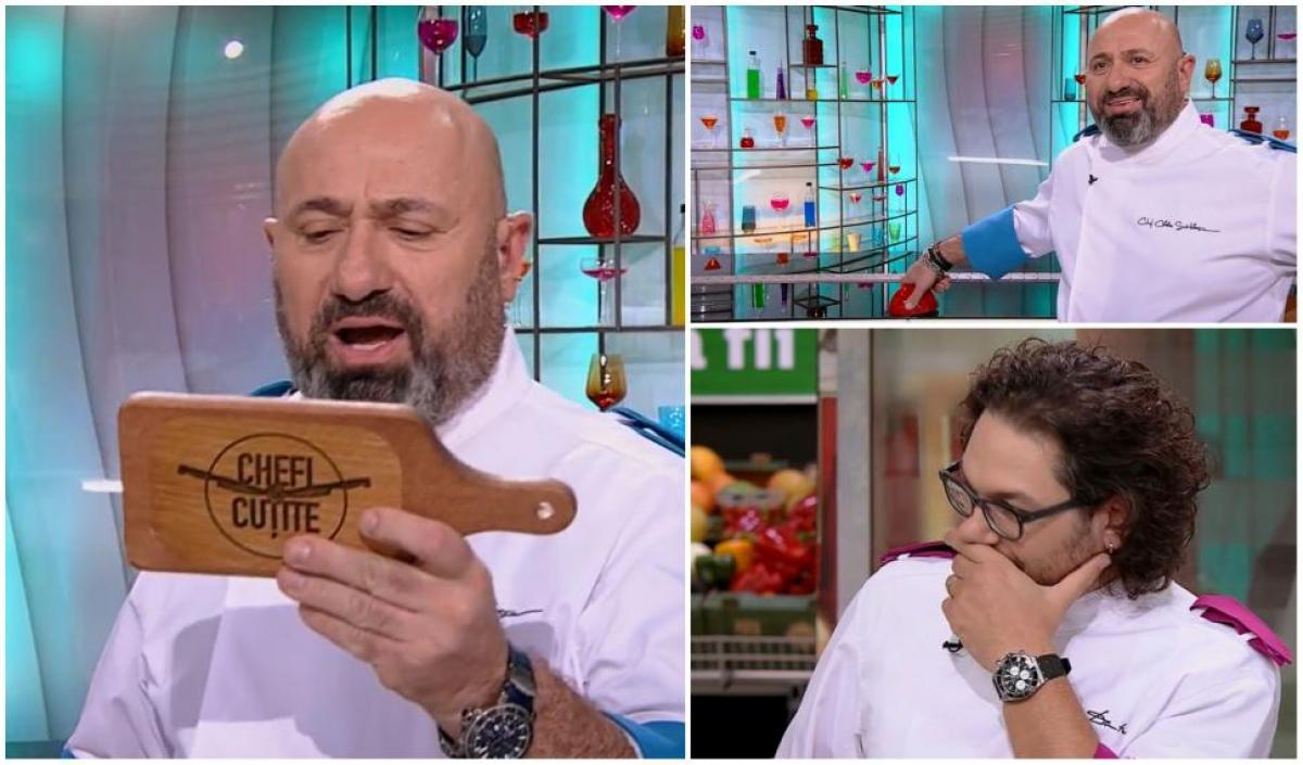 Chefi la cuțite, 1 octombrie 2023. Cătălin Scărlătescu a folosit o amuletă ce a adus haos. De ce s-a "certat" cu Florin Dumitrescu Chefi la cuțite, 1 octombrie 2023. Cătălin Scărlătescu a folosit o amuletă ce a adus haos. De ce s-a "certat" cu Florin Dumitrescu
