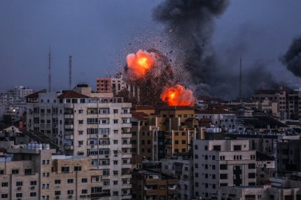 bombardament în Fâșia Gaza