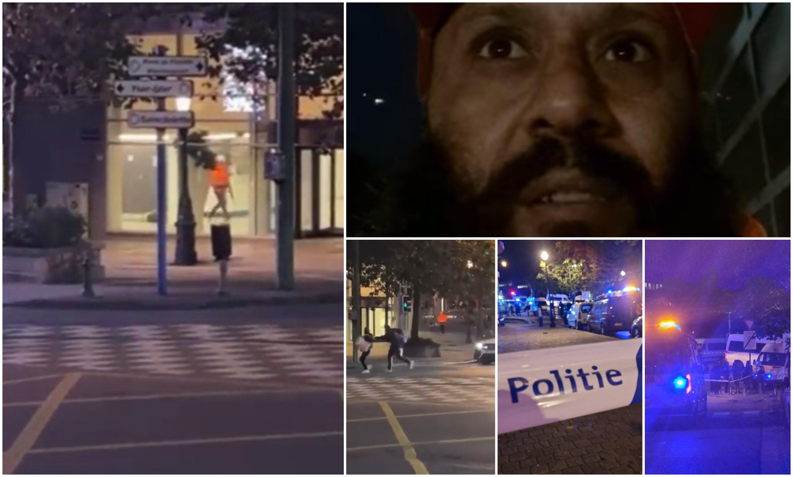 Atac armat în Bruxelles. Cel puţin doi oameni au fost împuşcaţi mortal. Imagini şocante surprinse în centrul oraşului