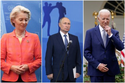 Ursula von der Leyen şi Joe Biden îl compară pe Putin cu Hamas: "Vor să şteargă Ucraina şi Israel de pe hartă". Reacţia Kremlinului