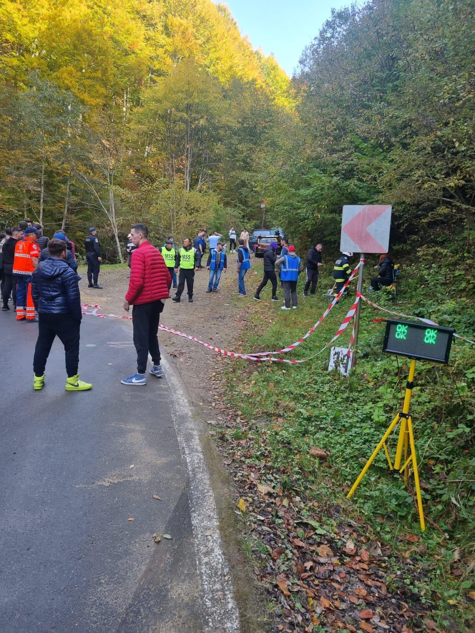 Spectator rănit grav la etapa de viteză în coastă de la Câmpulung Muscel. Bărbatul se afla într-o zonă interzisă publicului