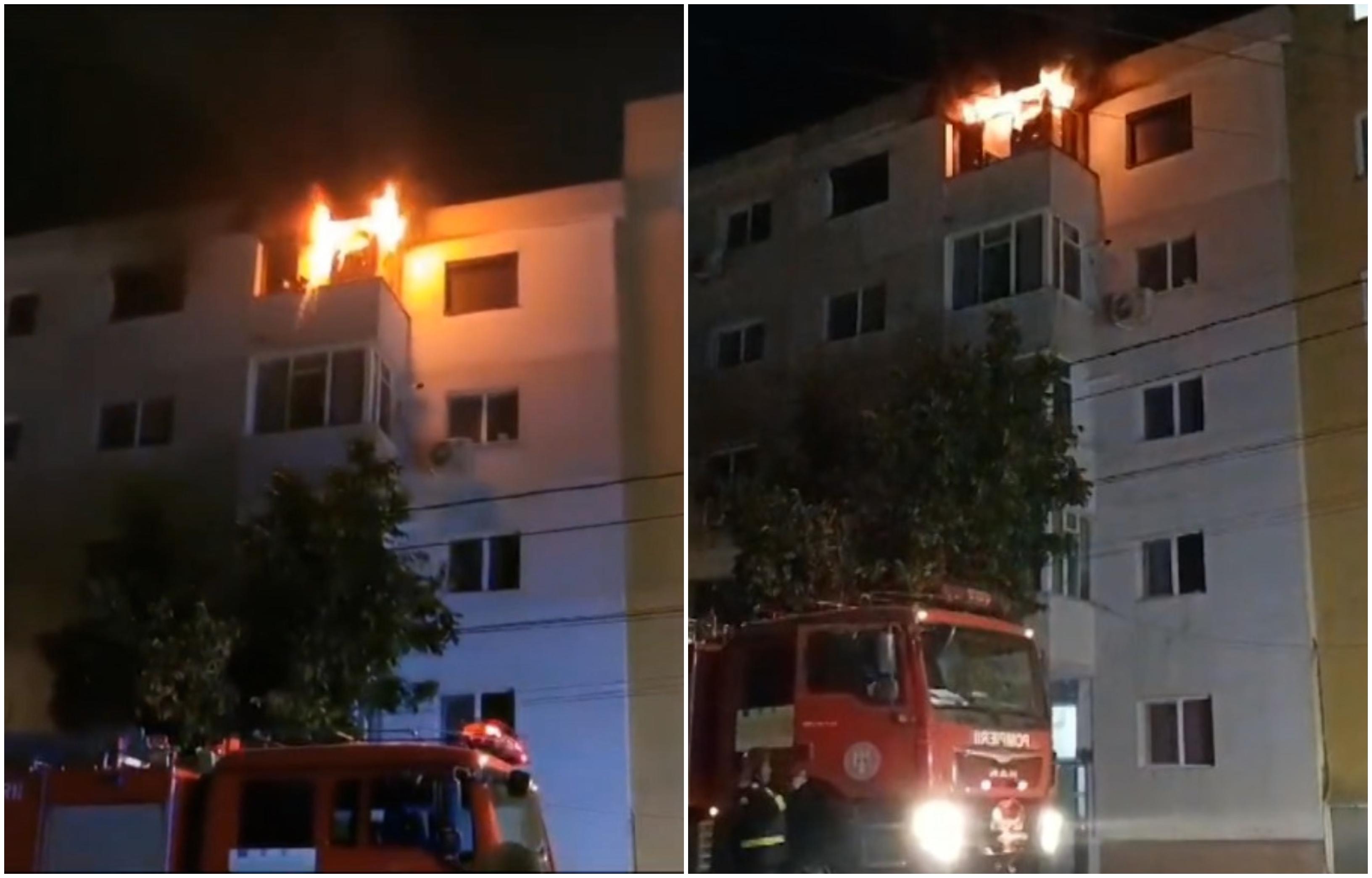 Planul diabolic pus la cale de un bărbat din Techirghiol. După o ceartă cu soția, s-a urcat pe bloc și a dat foc apartamentului în care locuiau