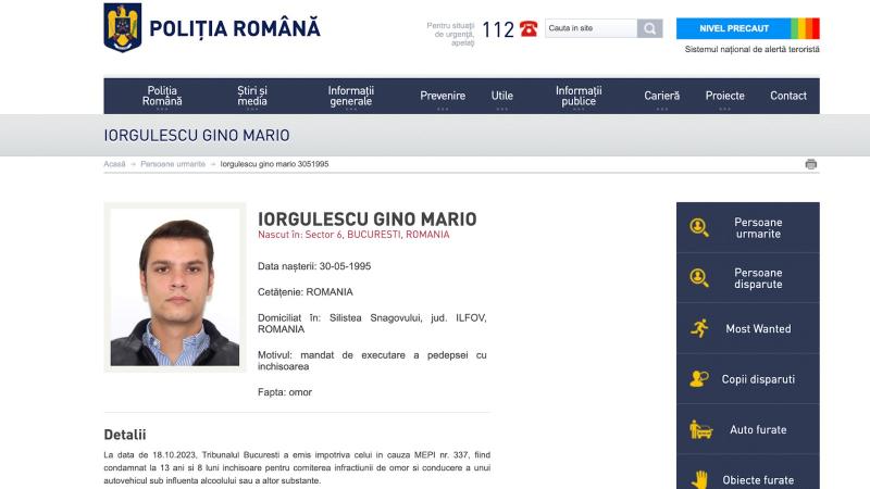 Mario Iorgulescu, greu de extrădat. Tribunalul Bucureşti a emis al treilea mandat european de arestare. Ce urmează Mario Iorgulescu, greu de extrădat. Tribunalul Bucureşti a emis al treilea mandat european de arestare. Ce urmează