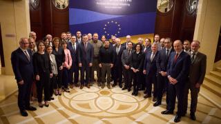 Reuniune istorică a miniştrilor de Externe la Kiev. Ucraina vrea să înceapă negocierile de aderare la UE în acest an 