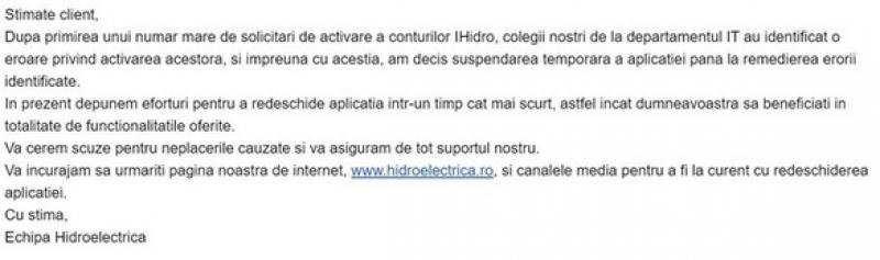 Hidroelectrica și-a lansat aplicația de mobil, iHidro, disponibilă în App Store și Google Play!