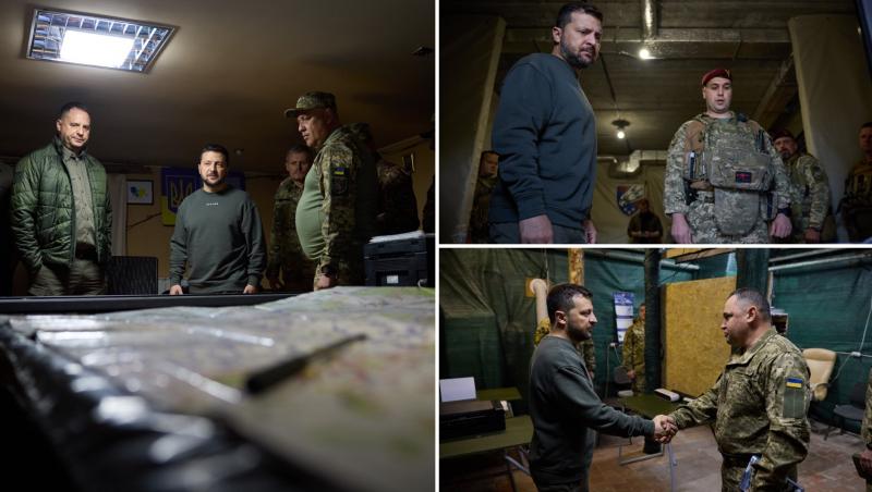 Zelenski, din nou pe front. A vizitat brigăzile care luptă în sectorul Kupiansk-Lîman. Ce mesaj le-a transmis soldaților ucraineni