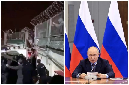 Putin este furios şi a convocat şedinţă de urgenţă: Cine i-a instigat pe musulmanii din Daghestan să dea navală la aeroport în căutare de evrei