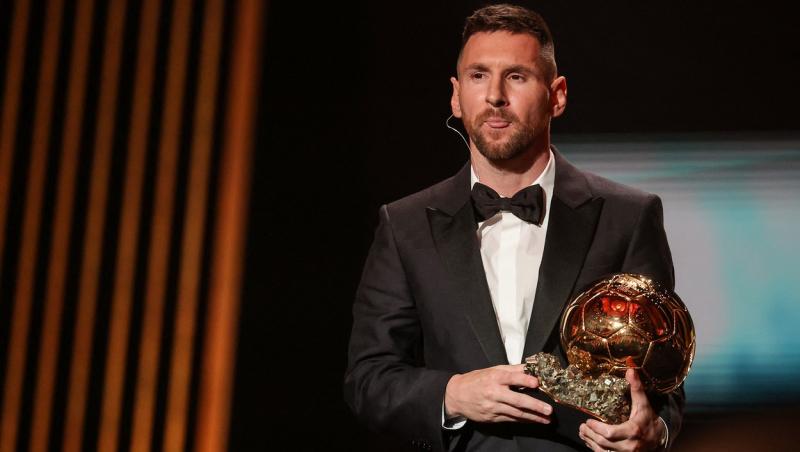 Balonul de Aur 2023 a fost câștigat de Lionel Messi, pentru a opta oară în carieră