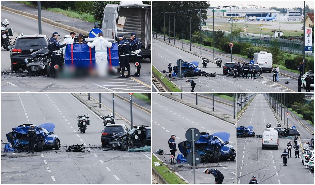 Doi tineri de 24 și 26 de ani, uciși de viteză și de un șofer băut. Destine frânte pe o șosea din Milano,după ce 3 mașini s-au făcut zob