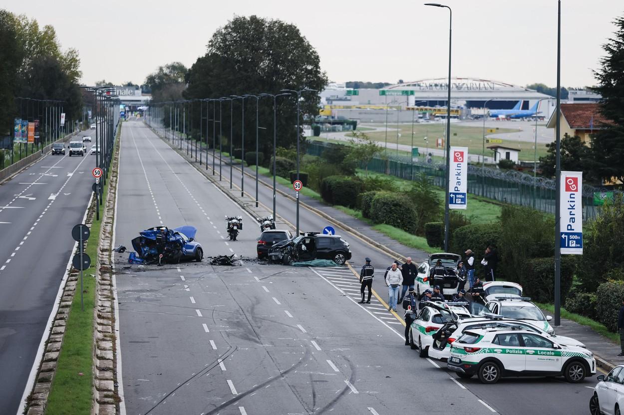 Doi tineri de 24 și 26 de ani, uciși de viteză și de un șofer băut. Destine frânte pe o șosea din Milano,după ce 3 mașini s-au făcut zob