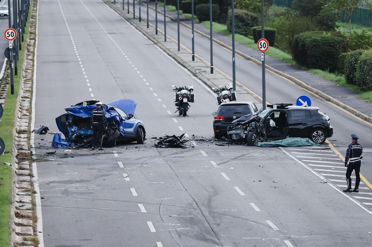 Doi tineri de 24 și 26 de ani, uciși de viteză și de un șofer băut. Destine frânte pe o șosea din Milano,după ce 3 mașini s-au făcut zob
