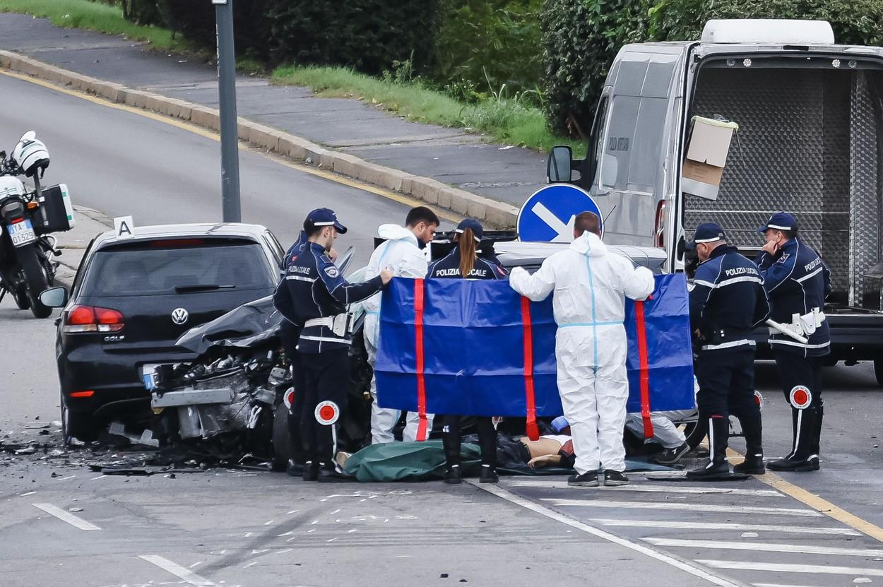 Doi tineri de 24 și 26 de ani, uciși de viteză și de un șofer băut. Destine frânte pe o șosea din Milano,după ce 3 mașini s-au făcut zob