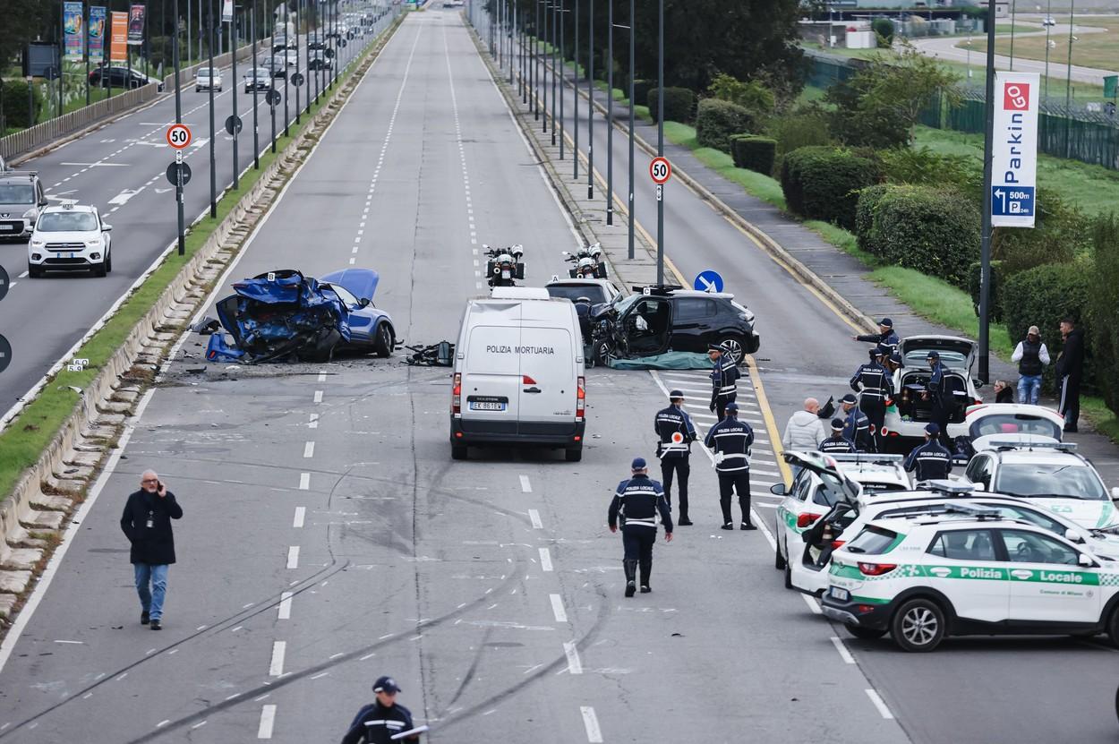 Doi tineri de 24 și 26 de ani, uciși de viteză și de un șofer băut. Destine frânte pe o șosea din Milano,după ce 3 mașini s-au făcut zob