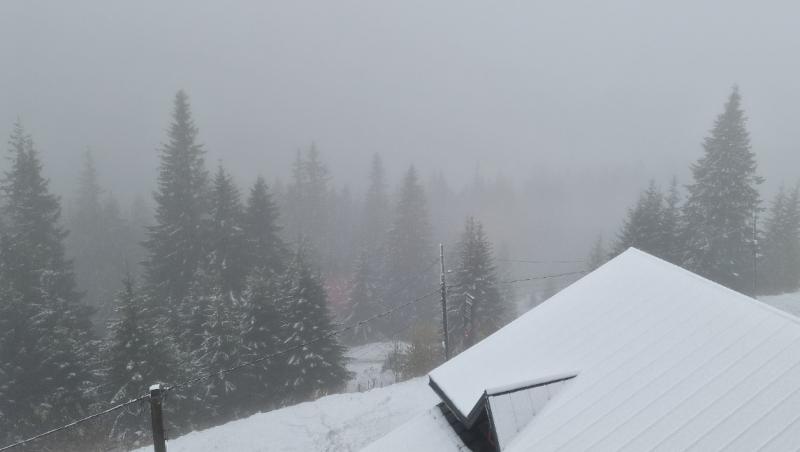 Aproape toată țara intră în câteva ore sub avertizare cod galben de vreme severă. Ninsori și viscol la munte, vânt puternic în rest