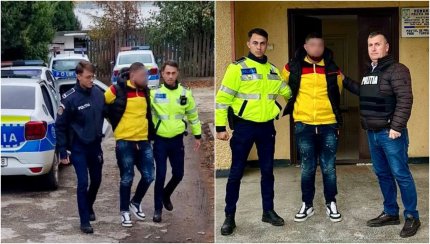 A furat o mașină din fața casei unui bărbat, apoi a gonit pe șosea beat și fără carnet, în Bacău. Tânărul de 22 de ani, prins după ce a intrat într-un șanț