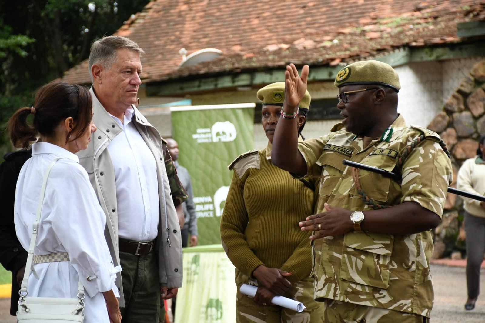 Preşedintele Iohannis, la Parcul Naţional Nairobi