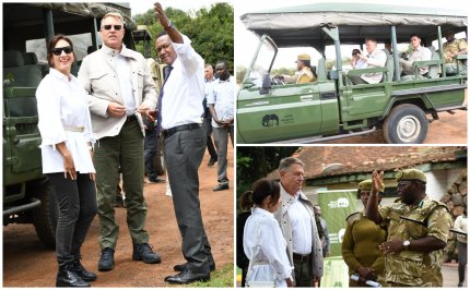 Preşedintele Iohannis, la Parcul Naţional Nairobi