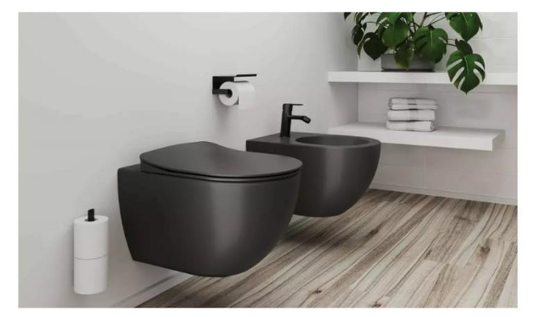 Capac WC softclose Deante Peonia Zero antracit - Neakaisa