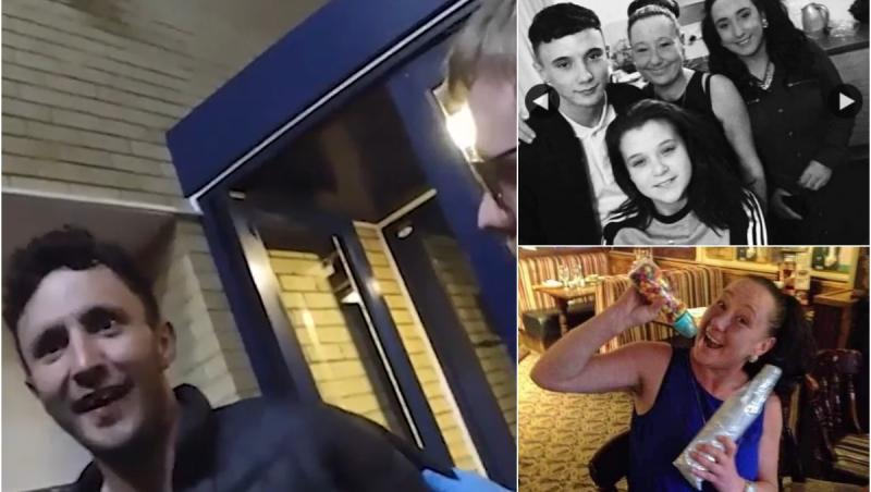 Reacţia terifiantă a unui tânăr de 25 de ani, după ce a fost prins că şi-a omorât mama în bătaie. A râs în faţa poliţiştilor din UK