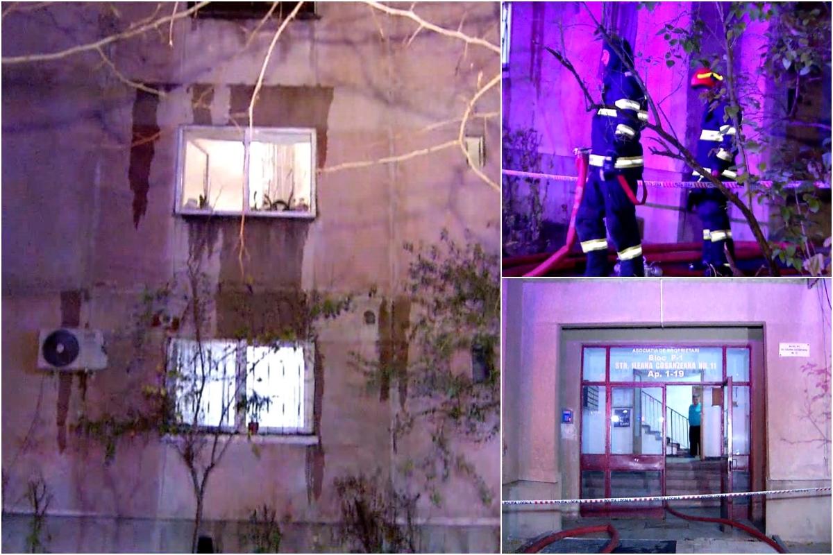Bărbat de 78 de ani, găsit mort într-un apartament din Capitală în urma unui incendiu. Şi-ar fi dat foc singur locuinţei