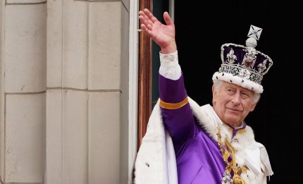 Regele Charles al III-lea al Marii Britanii și Irlandei de Nord în timpul încoronării sale