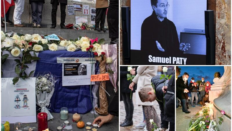 Şase adolescenţi, acuzaţi de implicare în asasinarea unui profesor din Franţa. A fost decapitat după ce le-a arătat caricaturi Charlie Hebdo cu Profetul Mahomed