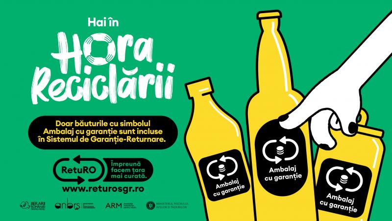 (P) S-a lansat Sistemul Garanție Returnare (SGR): 7 miliarde de ambalaje recuperate anual din natură