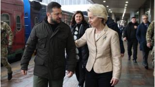 Ursula von der Leyen, vizită la Kiev. Şefa Comisiei Europene va discuta cu Zelenski despre aderarea Ucrainei la UE