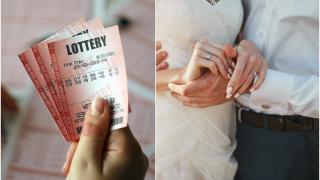 A doua zi după ce s-au căsătorit, un bărbat din SUA i-a luat cadou soției un bilet la loto cu 10 euro. Surpriza a fost suma colosală câştigată