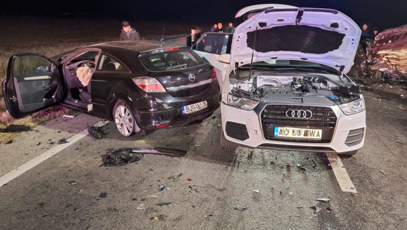 Accident groaznic soldat cu 9 răniţi pe o şosea din Olt. Patru maşini s-au făcut praf. Planul Roşu de Intervenţie, activat