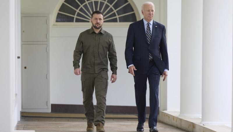 Joe Biden l-a invitat pe Volodimir Zelenski la Washington pentru a discuta despre "nevoile urgente ale Ucrainei"