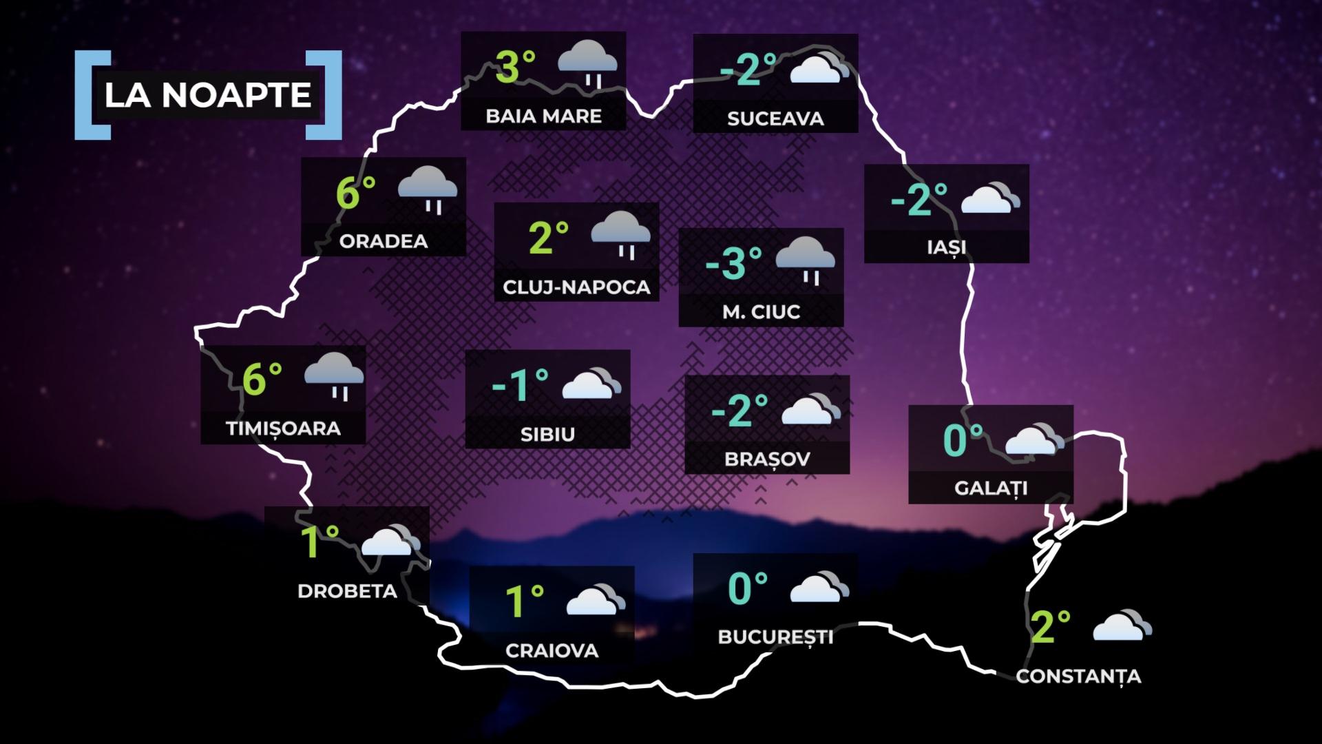 prognoza meteo 13 decembrie 2023