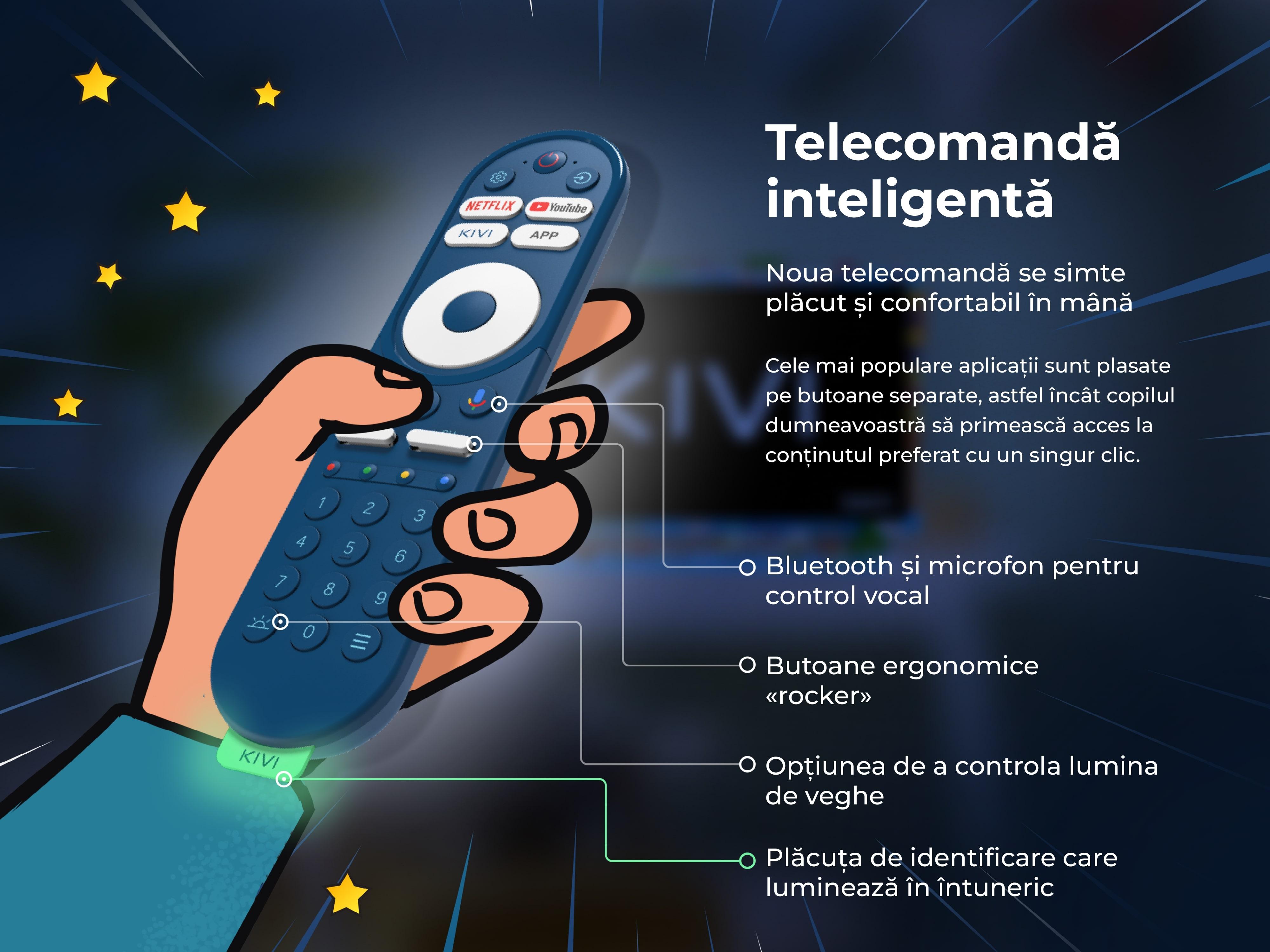 (P) Premieră pe piața din România: KIVI a lansat un televizor inteligent creat special pentru spațiul destinat copiilor