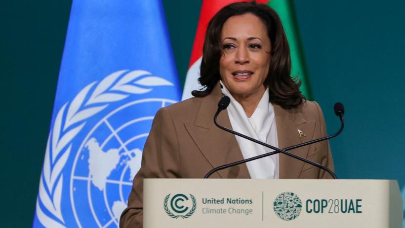 COP28. SUA anunţă o contribuţie de 3 mld. de dolari la Fondul verde pentru climă. Kamala Harris: "Ne aflăm într-un moment de cotitură"