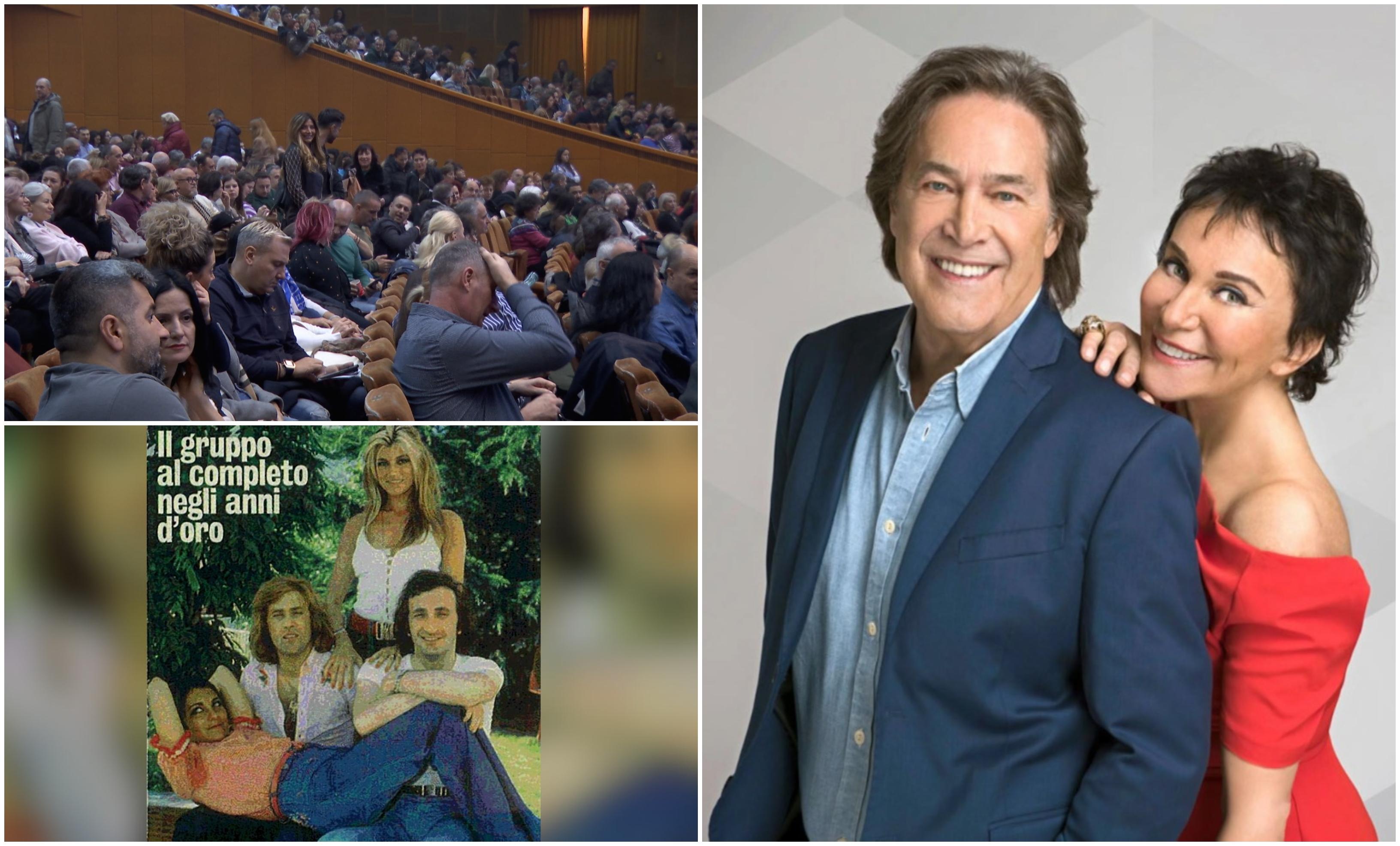 Ricchi e Poveri, cea mai iubită trupă italiană, a umplut din nou Sala Palatului. Sute de oameni au cântat în cor "Sarà perché ti amo"