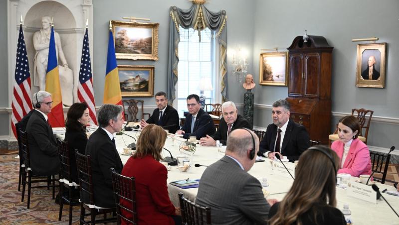 Ciolacu, după întâlnirea cu Antony Blinken: "România va fi alături de Ucraina până la victoria împotriva Federației Ruse"