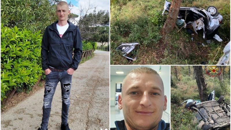 "Prea tânăr te-ai dus, Andrei". Un tânăr român a murit pe loc într-un accident cumplit în Italia, în drum spre muncă. Andrei era tatăl unei fetițe de 5 ani